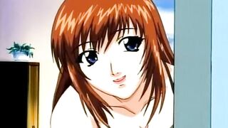 Anime Delivery-boy Seduced By A Hot Readhead