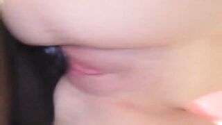 Cuckold Wife's Huge Creampie Close Up