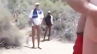 Letting Wife Give Handjob To Stranger At The Beach Ttt