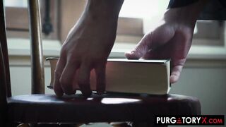 Purgatoryx Petite Lilly Hall Deepthroats Her Priest