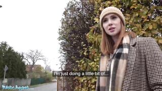 Public Agent Redhead Brit Lenina Crowne Fucks For Posh Villa