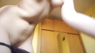 Tremendous Squirt Of A Young Camgirl After Masturabtion