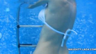 Hotel Flashing. Transparent Bikini