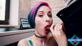 Gamer Girl Get's Accidently Punished And Fucked