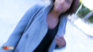 Petite Black Slut Hard Anal Fucking And Squirting