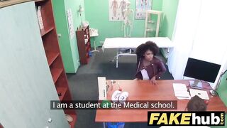 Fake Hospital Doctor Gives Sexy Ebony Brazilian Student A Hard Fucking