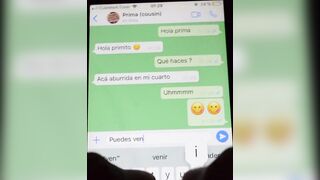 I Convinced My Stepcousin By Whatsapp To Fuck And Fill Her Pussy With Cum