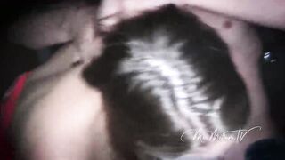 Riley Reid And Mia Malkova Fuck Lucky Guy In Public Garage