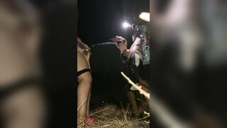 Her Dad Was A Wood So She Loses Her Virginity In The Forest To Two Huge Bbc Thugs