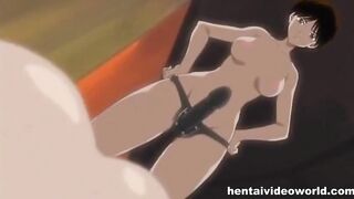 Hardcore Hentai Sex With Strap-on