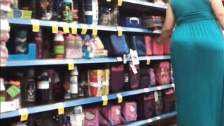 Super Jiggly Bbw Pawg Milf In Blue Dress