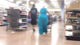 Super Jiggly Bbw Pawg Milf In Blue Dress