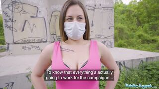 Public Agent Face Mask Fucking A Sexy Sweet Teenager With Big Natural Boobs