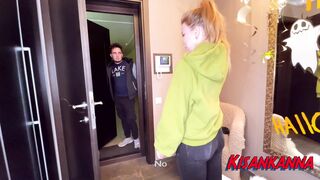 Treason! Talking To Husband On The Phone With Sperm On Her Face