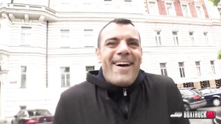 Shy Reluctant Girl Truck Massage