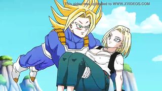 Rescuing Android 18 - Hentai Animated Video