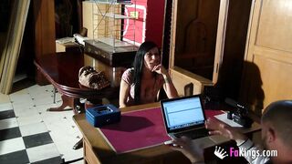 Casting For Hot Spanish Brunette