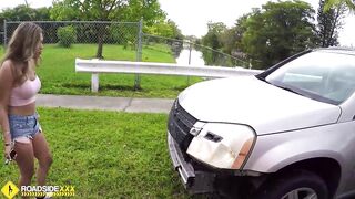 Roadside - Big Titty Latina Fucks Her Mechanic