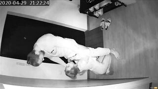 Hidden Camera Caught A Young Wife On Cheating With A Neighbor At Night