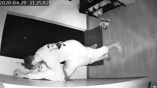 Hidden Camera Caught A Young Wife On Cheating With A Neighbor At Night