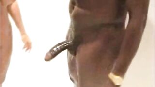 Grannies In The Shower With Black Buck