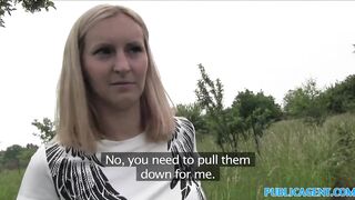 Publicagent Amazing Natural Boobs Bounce As She Rides Cock