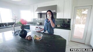 Pervy Stepmom's Tremendous Tits Get Fucked Pov