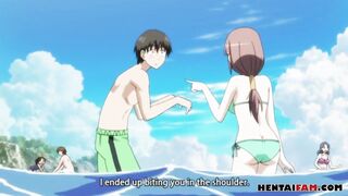 A Really Hot Day In The Beach - Hentai