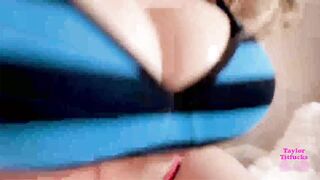 Best Sports Bra Titfuck Yet! (with Dirty Talk And Cum Eating Off Big Natural Tits)