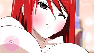 Fairy Tail Xxx - Natsu And Erza And Lucy