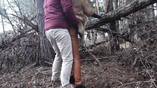 Outdoor Sex With Redhead Teen In Winter Forest. Risky Public Fuck - Otta Koi