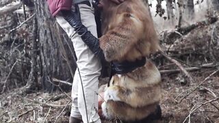 Outdoor Sex With Redhead Teen In Winter Forest. Risky Public Fuck - Otta Koi