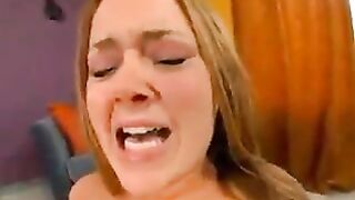 Pretty Blonde Teen Anal With Black Man