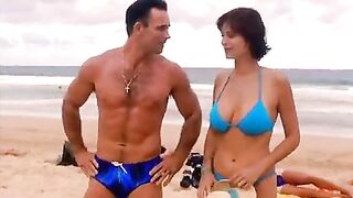 Catherine Bell Jag S05 E15 Blue Bikini