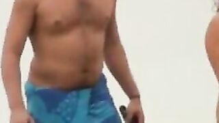 Nudist Beach: Some Come Some Go.