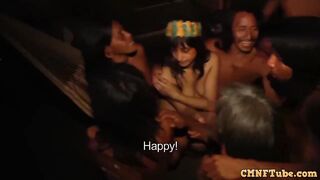 [enf] Tv Reporter Has To Get Naked For Amazon Tribe Report