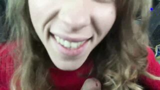 Angel Emily Public Blowjob And Fuck In The Bus With Creampie