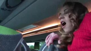 Angel Emily Public Blowjob And Fuck In The Bus With Creampie
