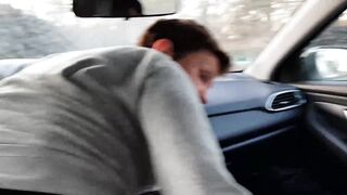 Fucking For The First Time In The Car!