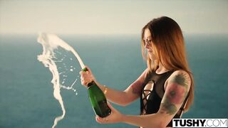 Tushy Girlfriend Cheats And Gapes When Bf Leaves