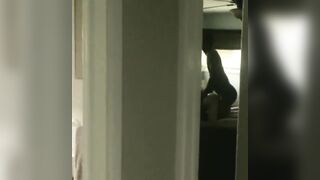 Husband Catches Cheating Wife With A Big Black Bull Cock After Work