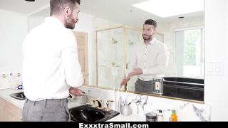 Exxxtrasmall - Pissed Dad Gets Blown By Teen Stepdaughter