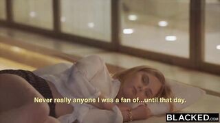 Tiny Blonde Russian Vs. The Big Black Dick