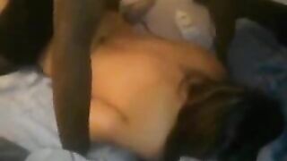 Wife On The Bed With Bbc