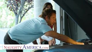 Naughty America - Brooklyn Gray Friends Dad A Lucky Day