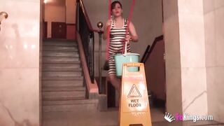 Cleaning Lady Dreams To Fe Fucked Up Her Ass