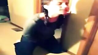 Amateur Girl Gives Herself An Intense Orgasm