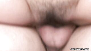 Asian Wife Got Her Hairy Pussy Drilled After A 69