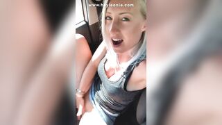 Omg Crazy! I Secretly Fingered My Pussy In A Public Parking Lot