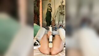 Bigtittygothegg Intense Vibrator Orgasms